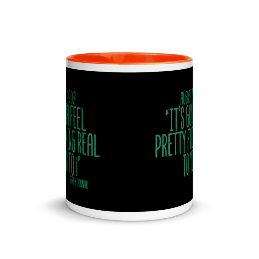 August 29 1992 its gonna feel pretty real to you to  Mug with Color Inside - Image 8