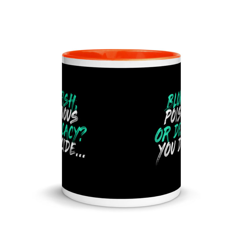 Blowfish, poisonous or delicacy…you decide. Mug with Color Inside - Image 8