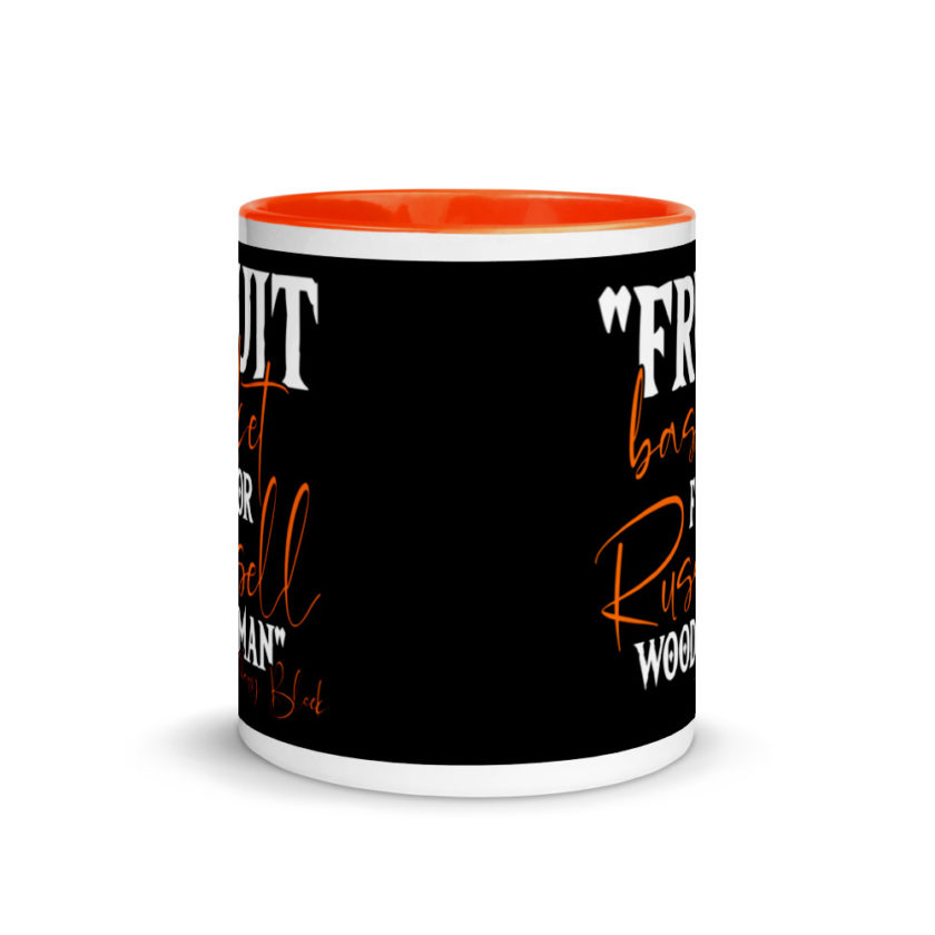 Fruit basket for Russell woodman  Mug with Color Inside - Image 8