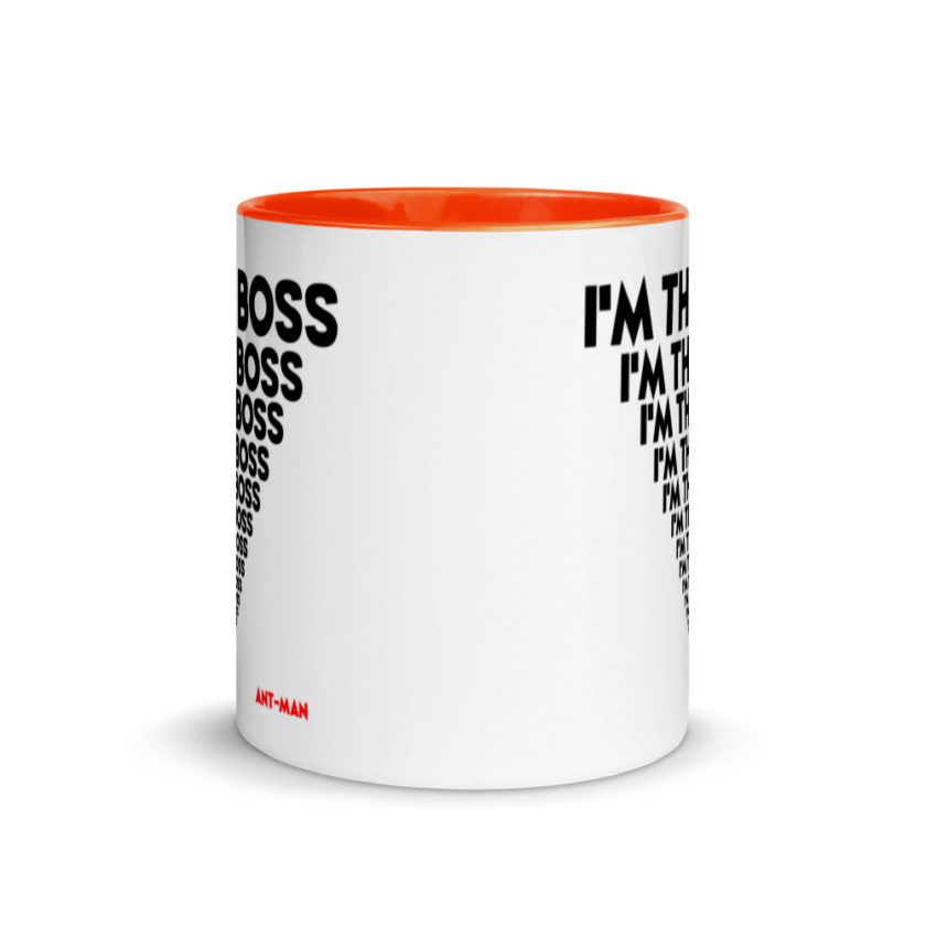 I'm the boss, I'm the boss I'm the boss... Ant-Man  Mug with Color Inside - Image 8