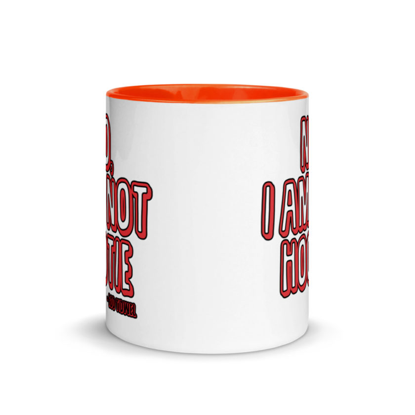 No I am not hootie. Mug with Color Inside - Image 8
