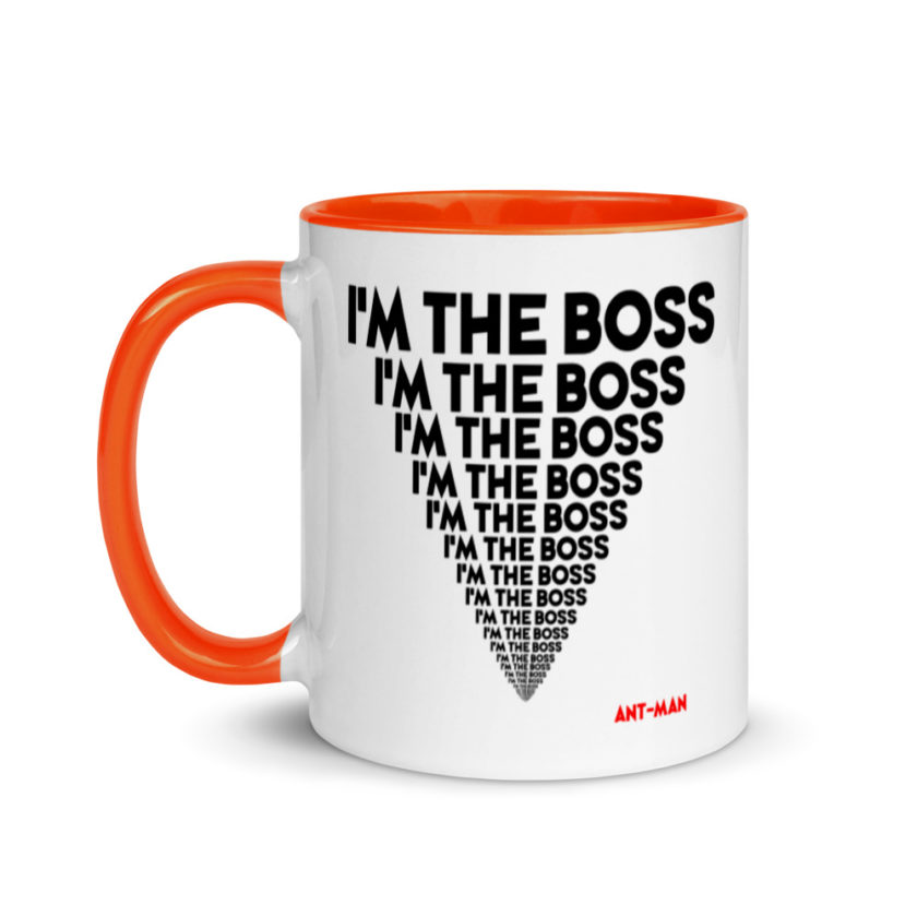 I'm the boss, I'm the boss I'm the boss... Ant-Man  Mug with Color Inside - Image 9