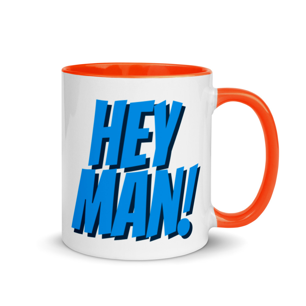 Hey Man! Joe Biden Mug with Color Inside - Image 7