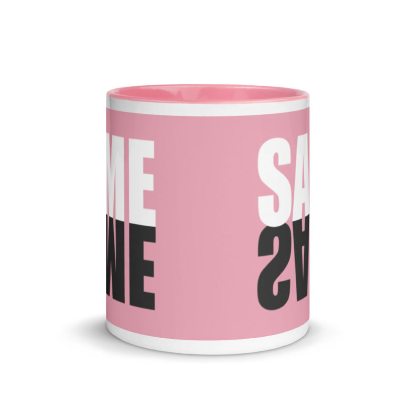 "Same same..."  Mug with Color Inside - Image 15