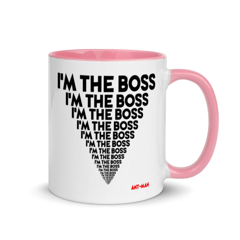 I'm the boss, I'm the boss I'm the boss... Ant-Man  Mug with Color Inside - Image 13
