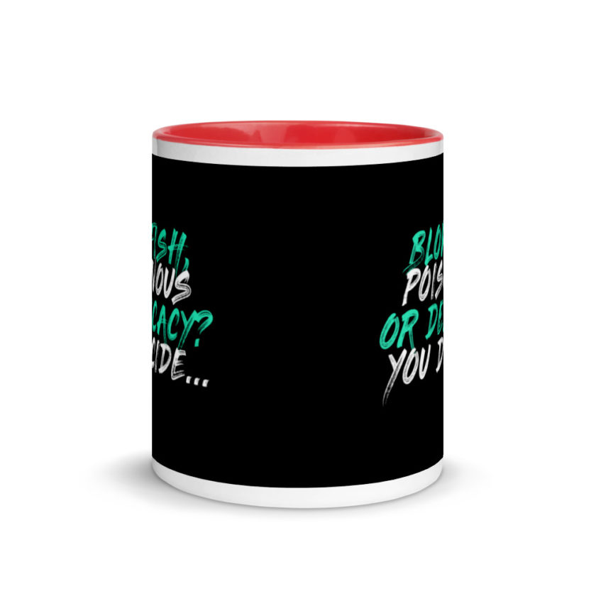 Blowfish, poisonous or delicacy…you decide. Mug with Color Inside - Image 5