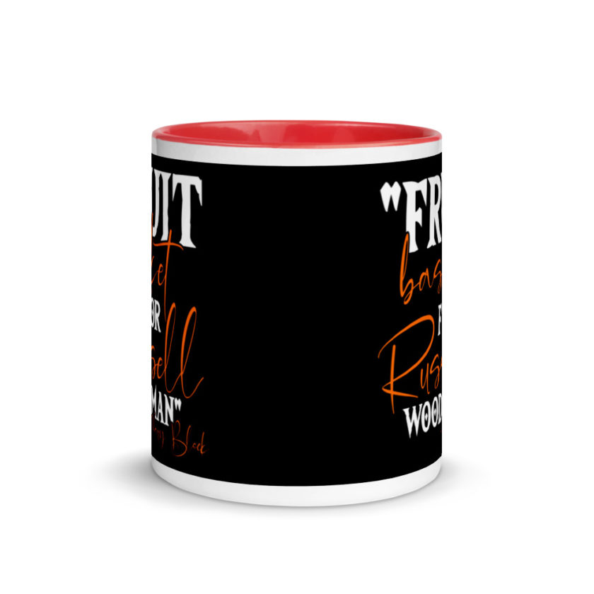 Fruit basket for Russell woodman  Mug with Color Inside - Image 5