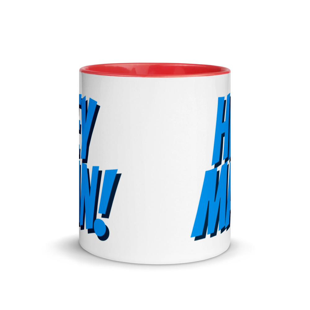 Hey Man! Joe Biden Mug with Color Inside - Image 5