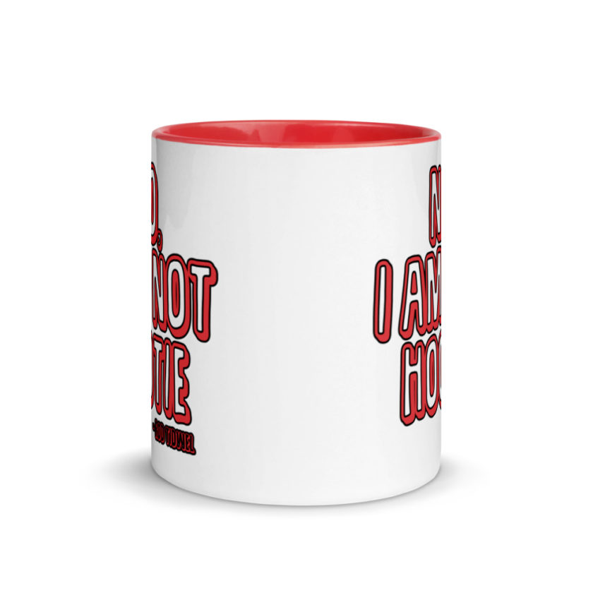 No I am not hootie. Mug with Color Inside - Image 6
