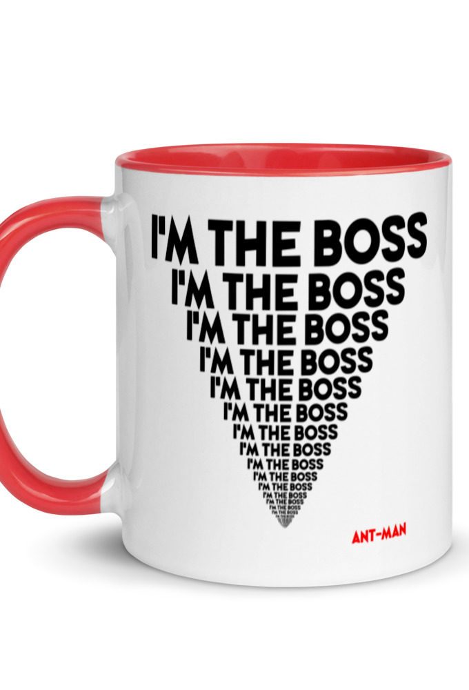 I'm the boss, I'm the boss I'm the boss... Ant-Man  Mug with Color Inside