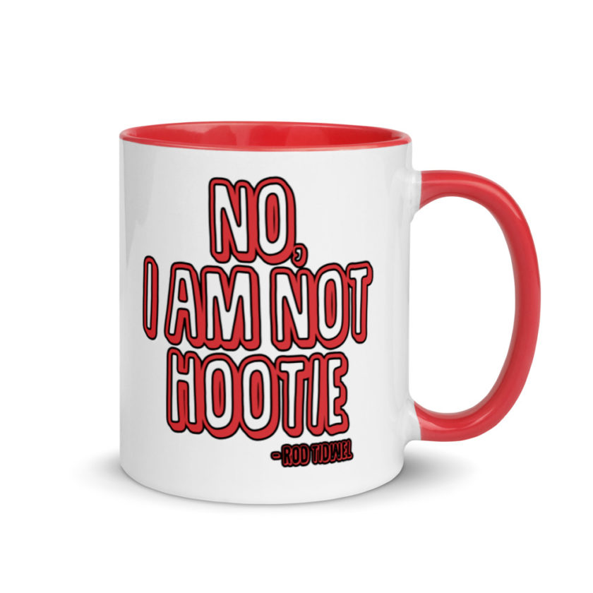No I am not hootie. Mug with Color Inside - Image 5