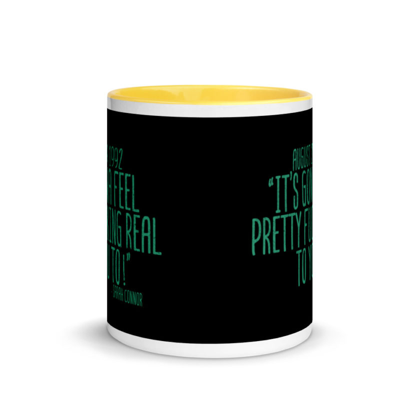 August 29 1992 its gonna feel pretty real to you to  Mug with Color Inside - Image 17