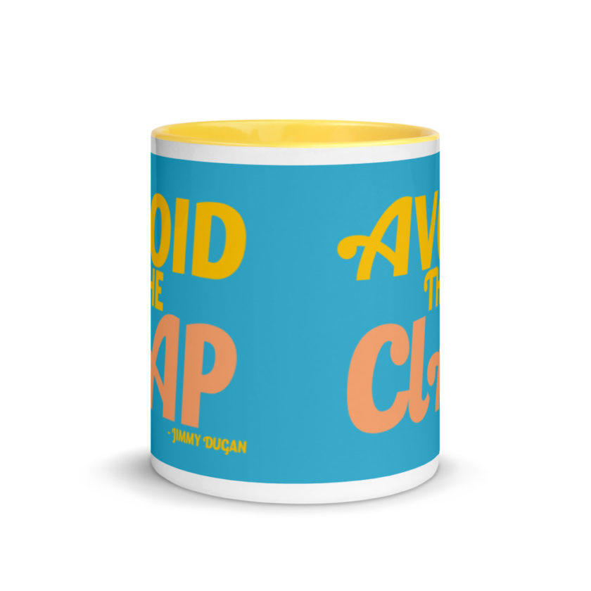 Avoid the clap. Jimmy Dugan  Mug with Color Inside - Image 17