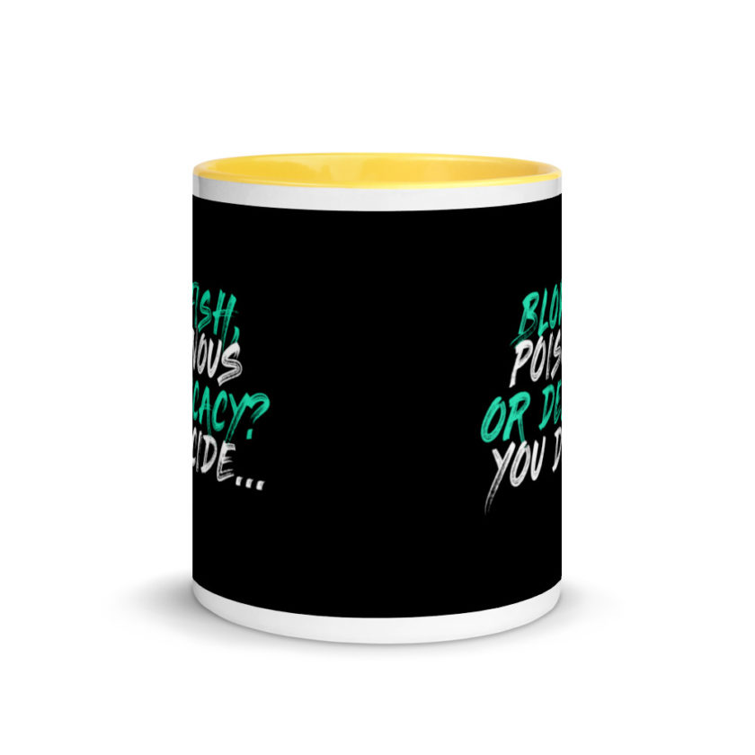 Blowfish, poisonous or delicacy…you decide. Mug with Color Inside - Image 17