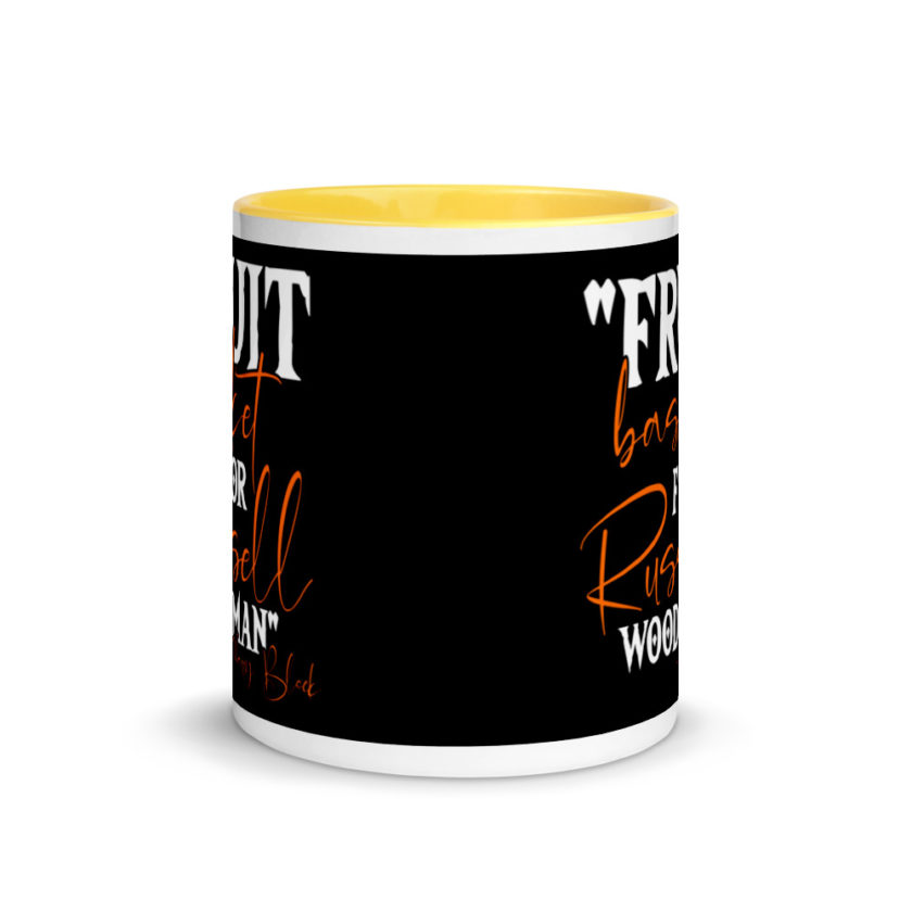 Fruit basket for Russell woodman  Mug with Color Inside - Image 17