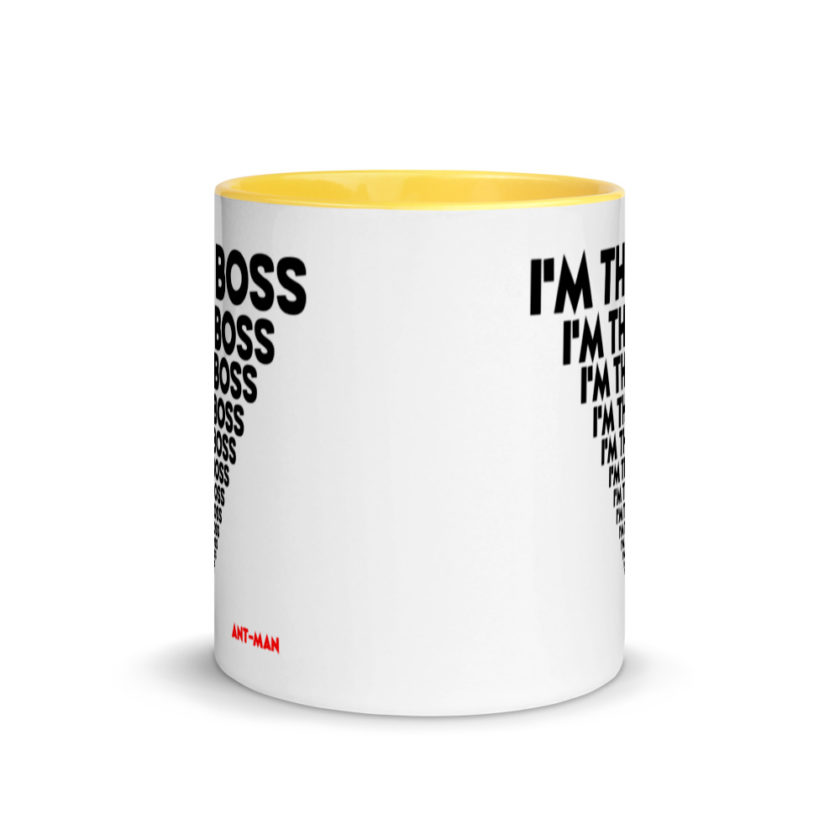 I'm the boss, I'm the boss I'm the boss... Ant-Man  Mug with Color Inside - Image 17