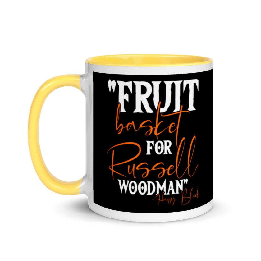 Fruit basket for Russell woodman  Mug with Color Inside - Image 18