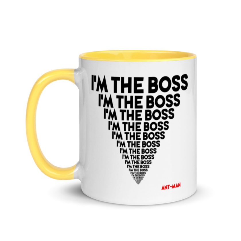 I'm the boss, I'm the boss I'm the boss... Ant-Man  Mug with Color Inside - Image 18