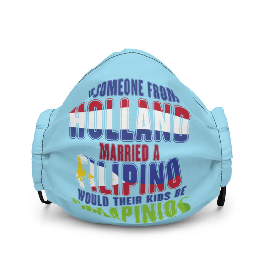 If someone from Holland married a Filipino...would their kids be halapinios Premium face mask - Image 2