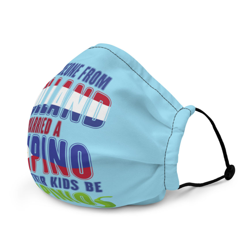 If someone from Holland married a Filipino...would their kids be halapinios Premium face mask - Image 4