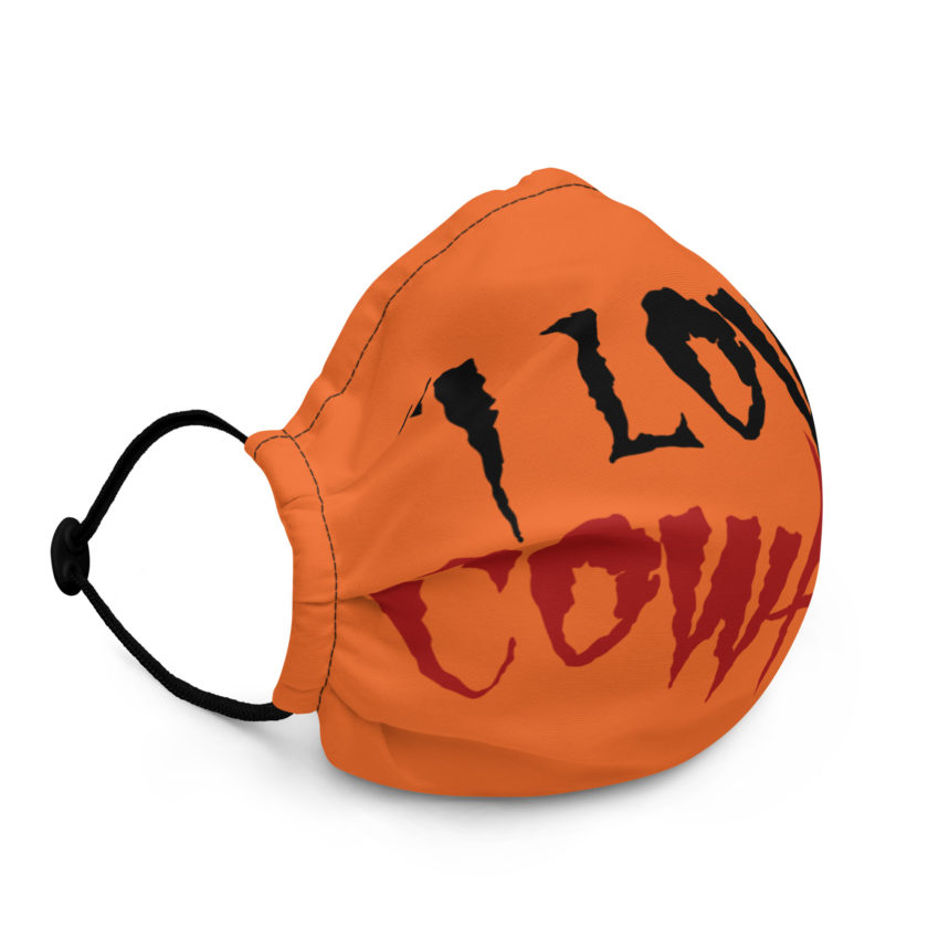I love a coward narcissist - narcise Premium face mask - Image 3