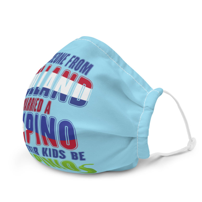 If someone from Holland married a Filipino...would their kids be halapinios Premium face mask - Image 6