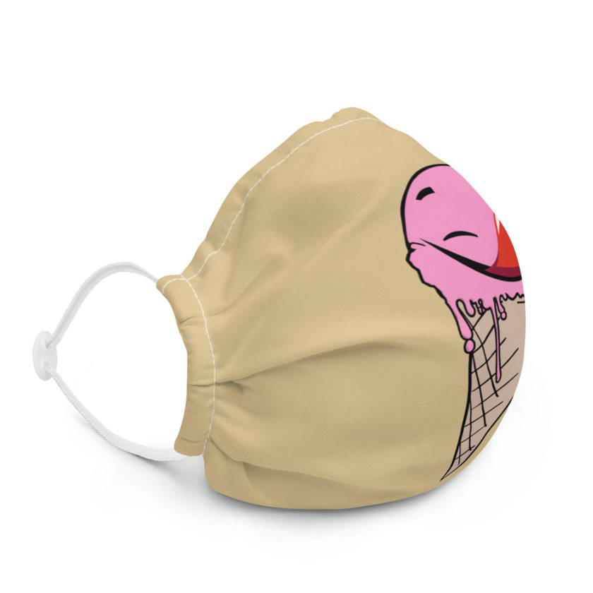 Self licking ice cream cone Premium face mask - Image 5