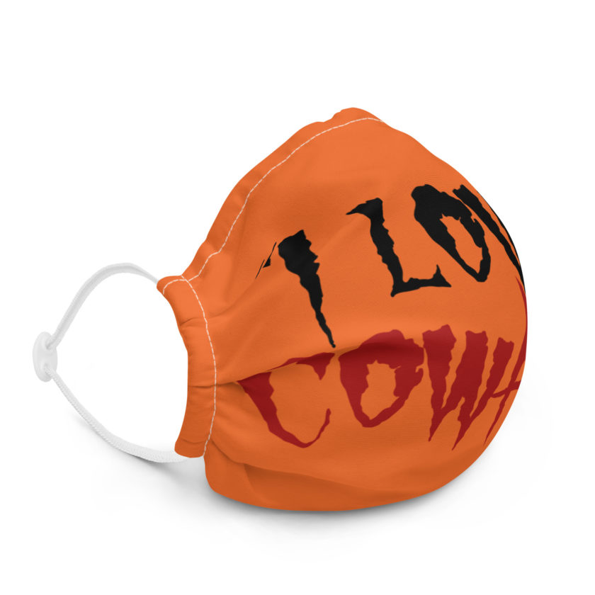 I love a coward narcissist - narcise Premium face mask - Image 5
