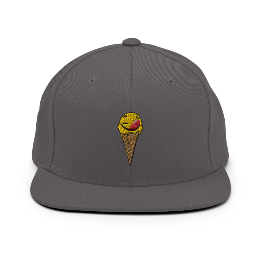 Self licking ice cream cone Snapback Hat - Image 13