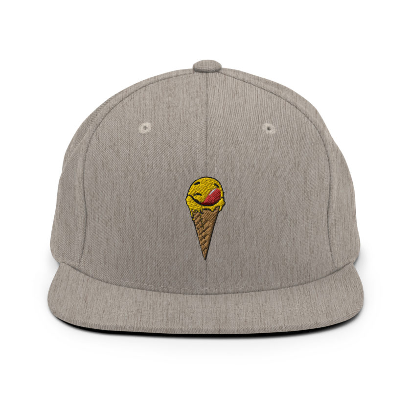 Self licking ice cream cone Snapback Hat - Image 17