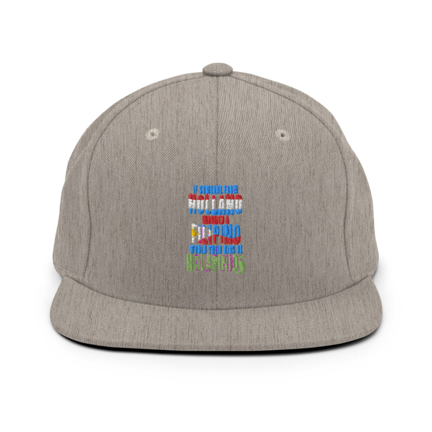 If someone from Holland married a Filipino...would their kids be halapinios Snapback Hat - Image 17
