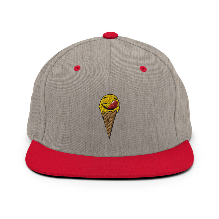 Self licking ice cream cone Snapback Hat - Image 16