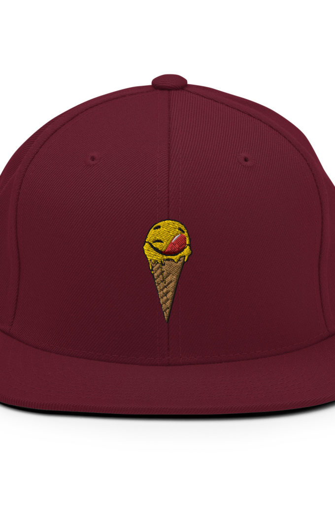 Self licking ice cream cone Snapback Hat