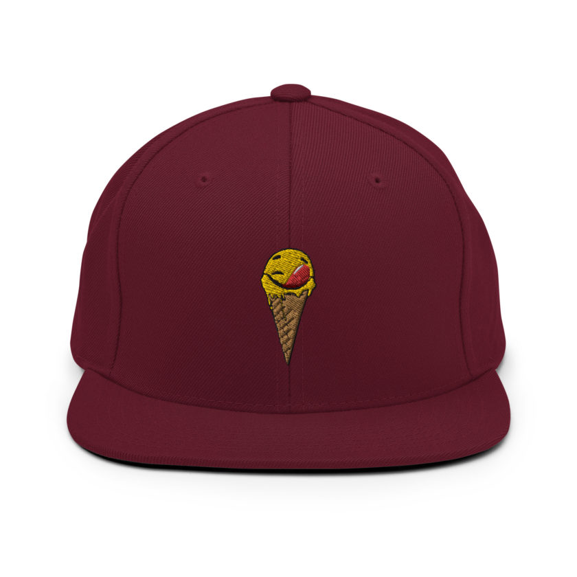Self licking ice cream cone Snapback Hat