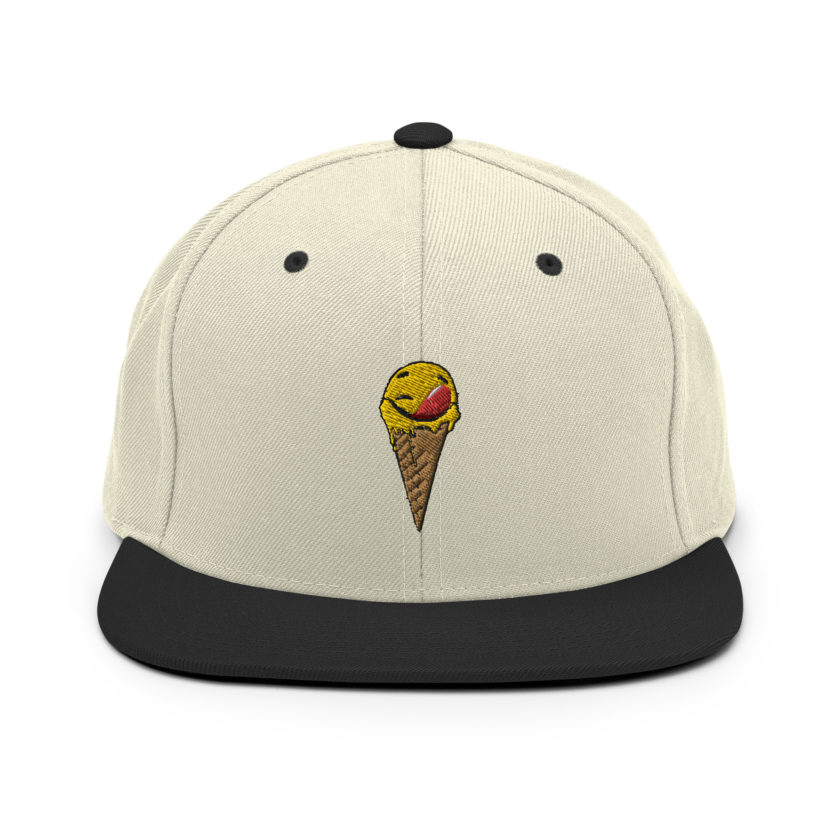 Self licking ice cream cone Snapback Hat - Image 18