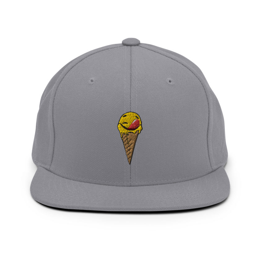 Self licking ice cream cone Snapback Hat - Image 14