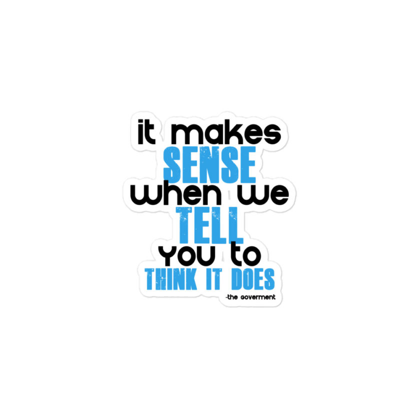 It makes sense when we tell you to think it does  Bubble-free stickers - Image 2