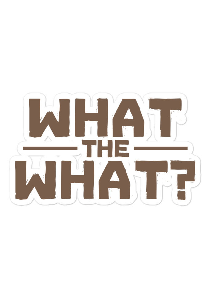 What the what? Bubble-free stickers