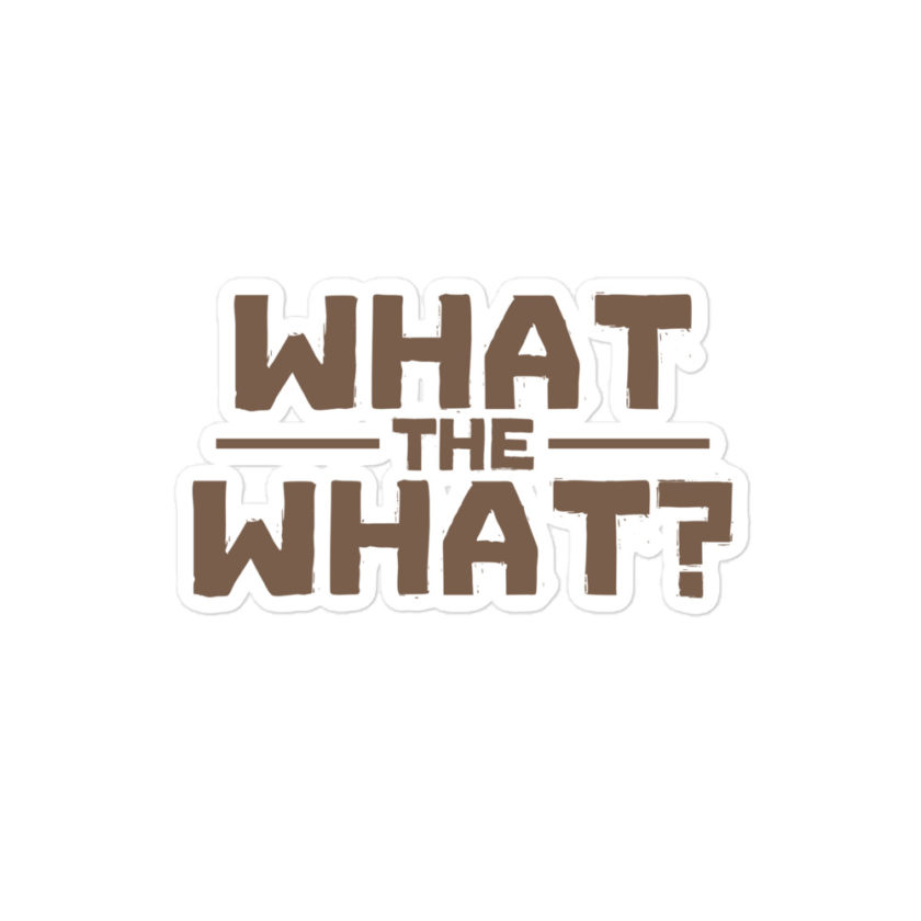 What the what? Bubble-free stickers