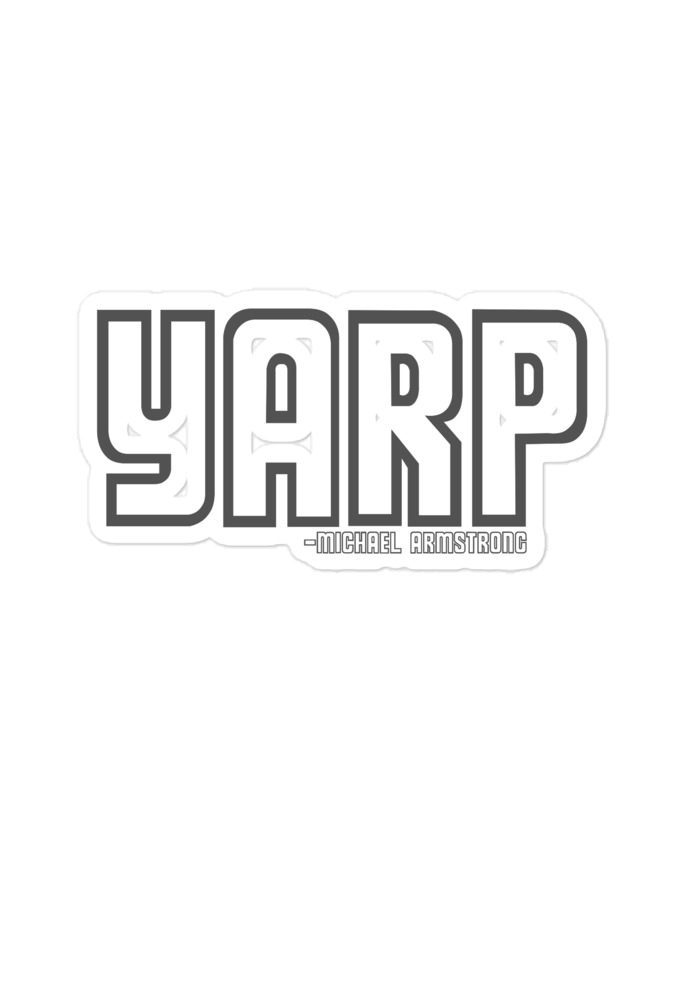 Yarp - Michael Armstrong, Hot Fuzz Bubble-free stickers