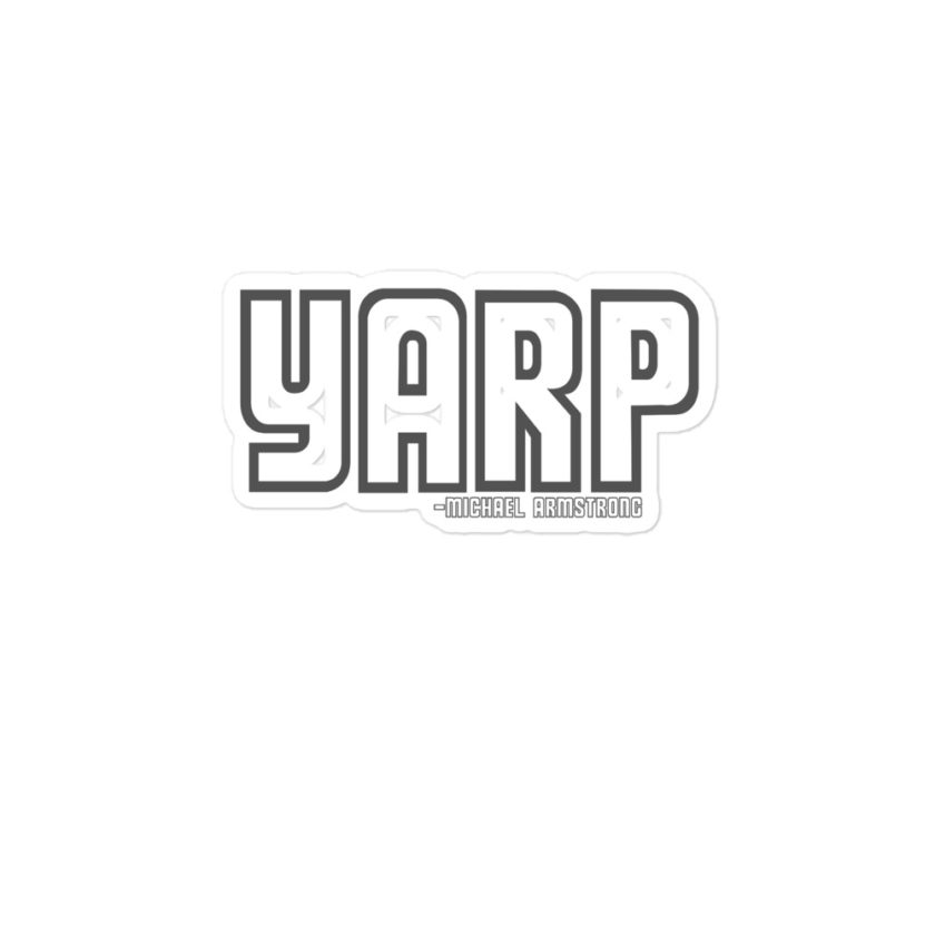 Yarp - Michael Armstrong, Hot Fuzz Bubble-free stickers