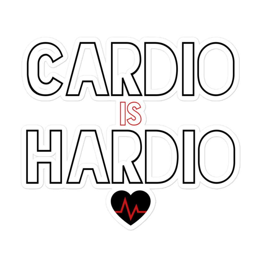Cardio is Hardio  Bubble-free stickers - Image 3