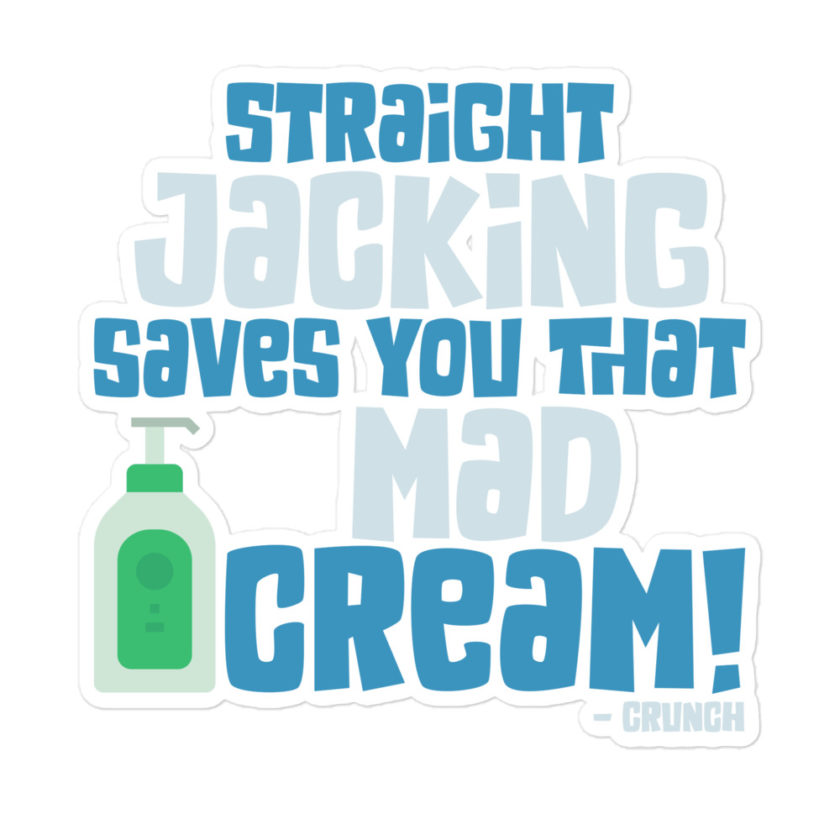 Straight jacking saves you that mad cream!  Bubble-free stickers - Image 3