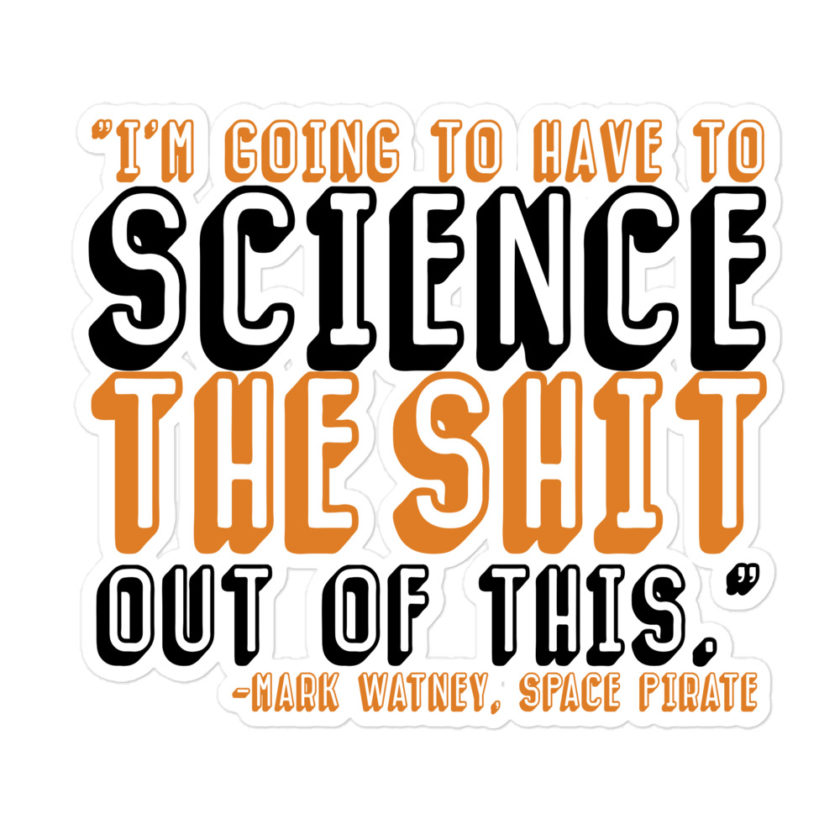 I'm going to have to science the shit out of this Bubble-free stickers