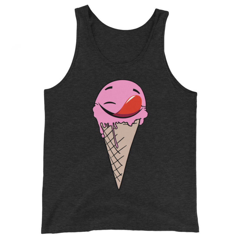 Self licking ice cream cone Unisex Tank Top - Image 5
