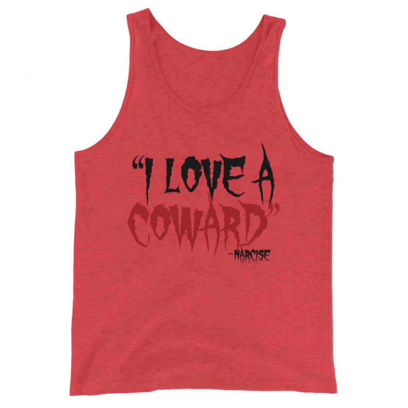 I love a coward narcissist - narcise Unisex Tank Top - Image 3