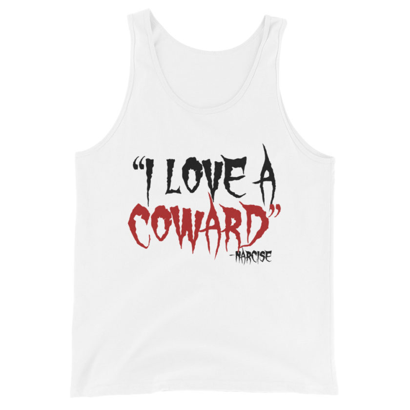 I love a coward narcissist - narcise Unisex Tank Top - Image 6