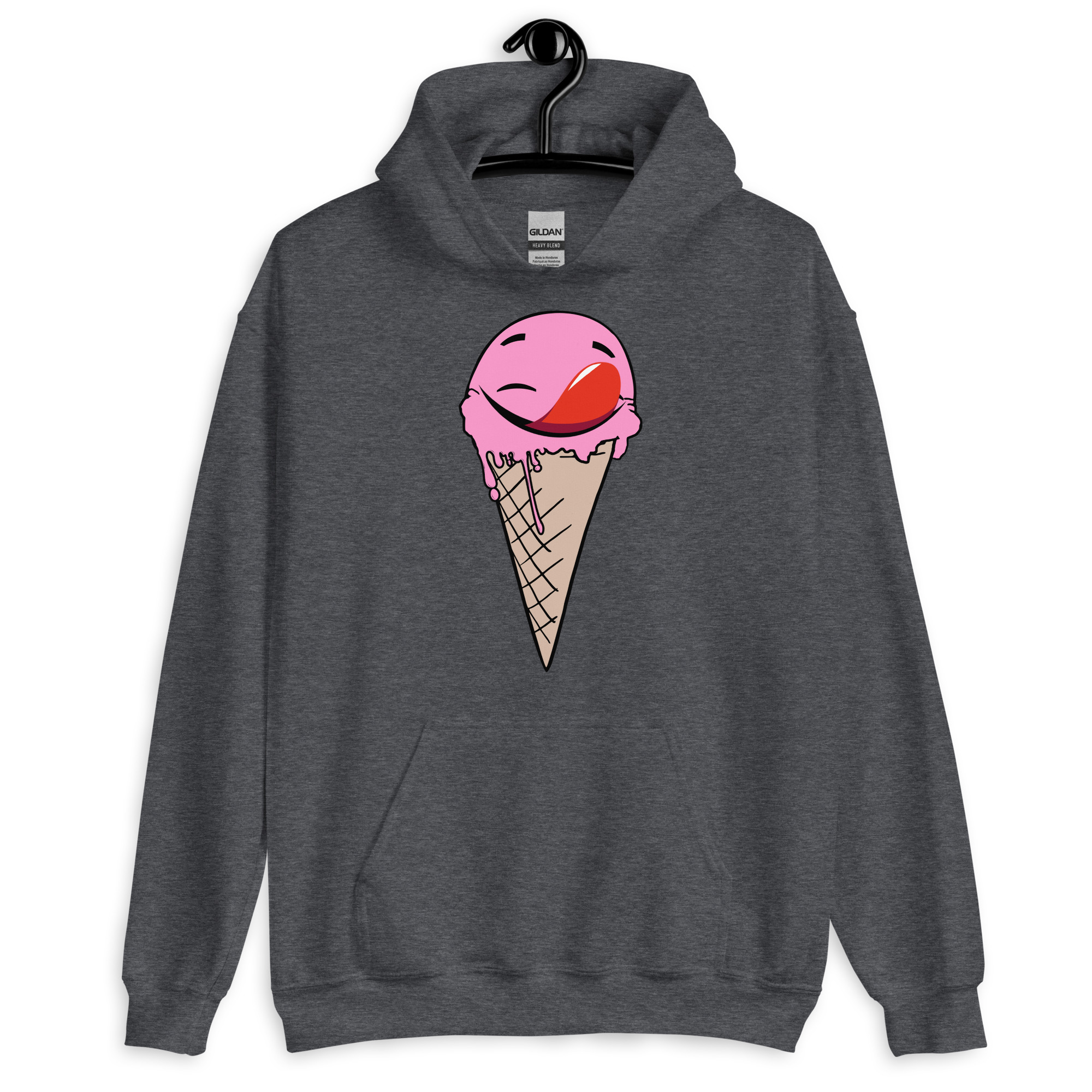 Self licking ice cream cone Unisex Hoodie - Image 6