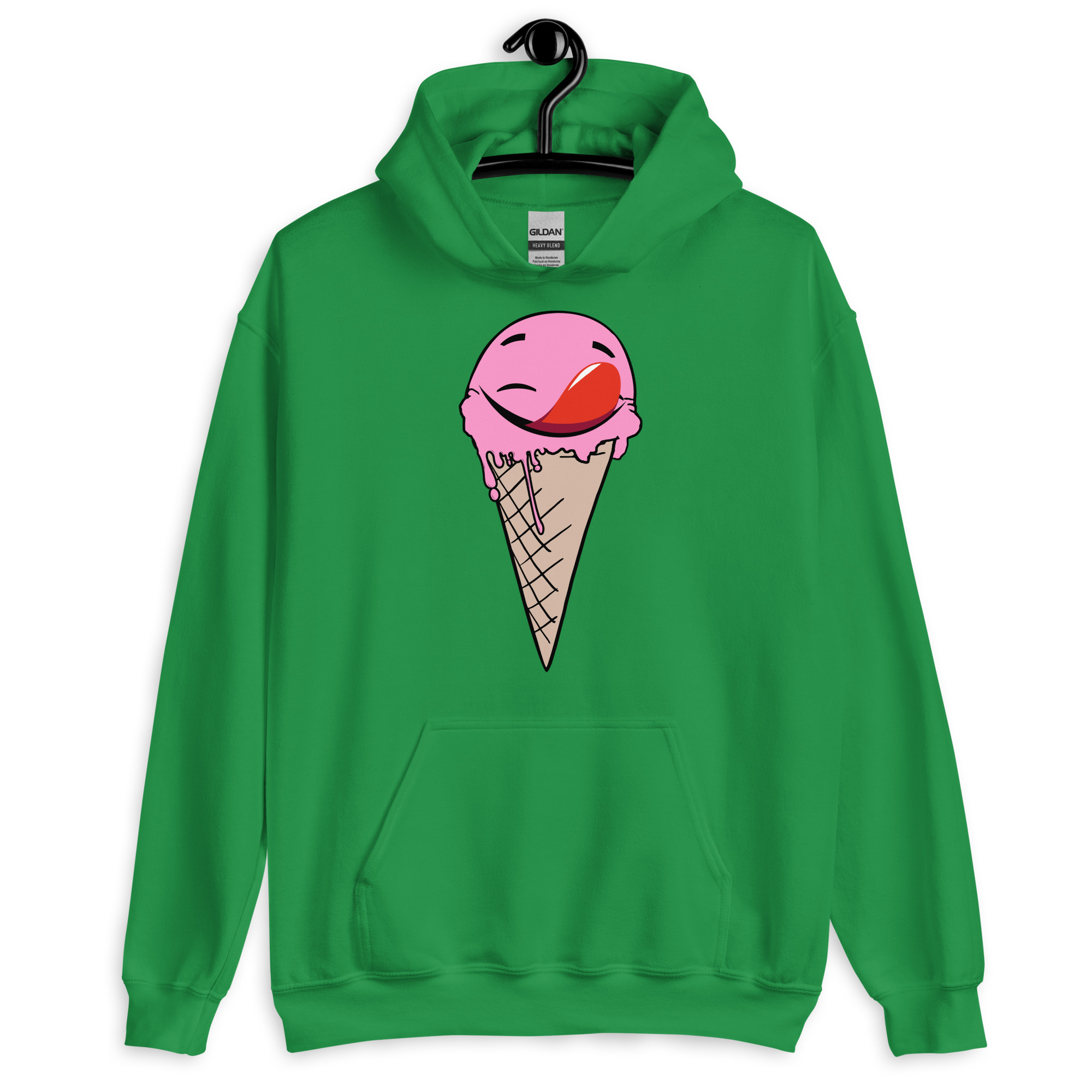 Self licking ice cream cone Unisex Hoodie - Image 9