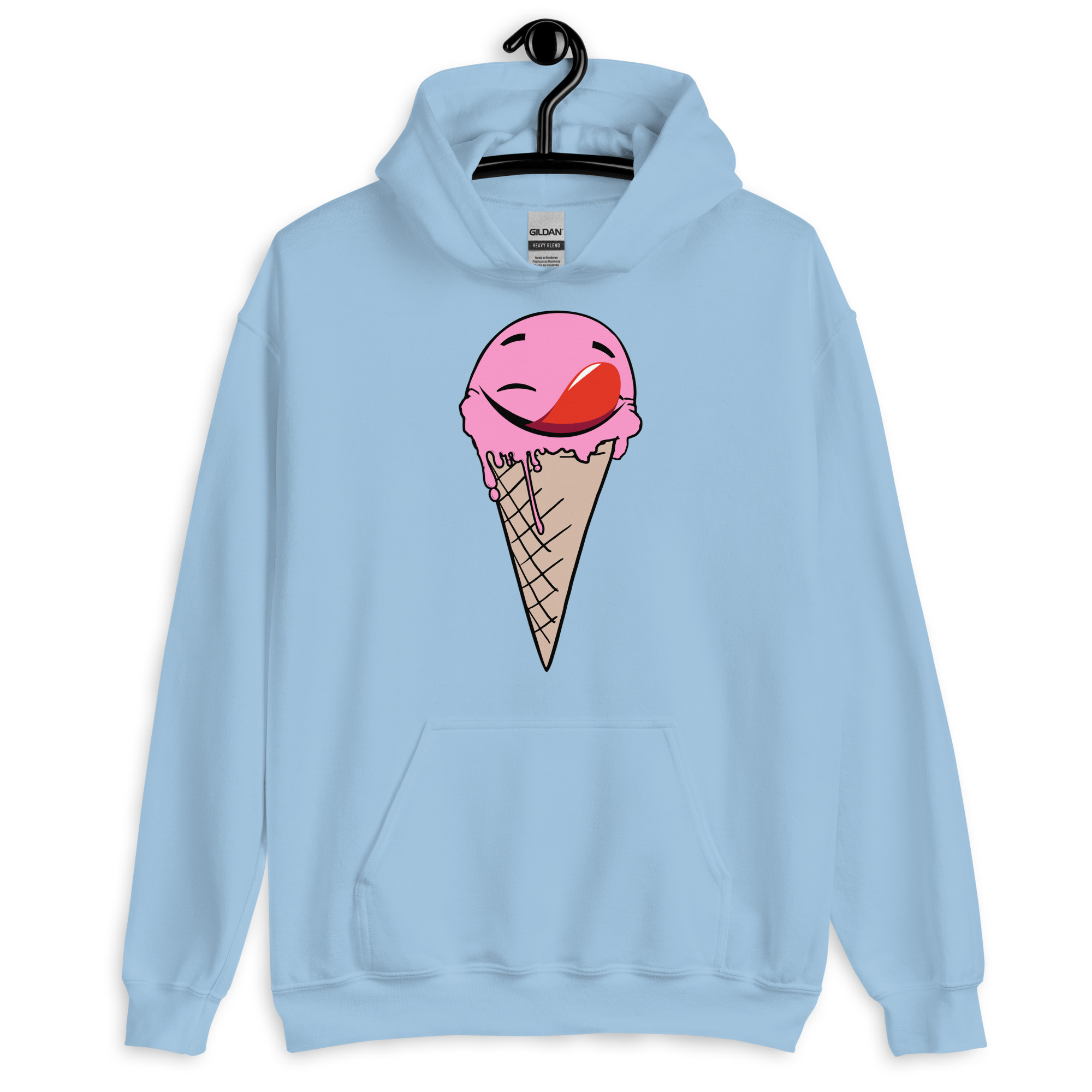 Self licking ice cream cone Unisex Hoodie - Image 11